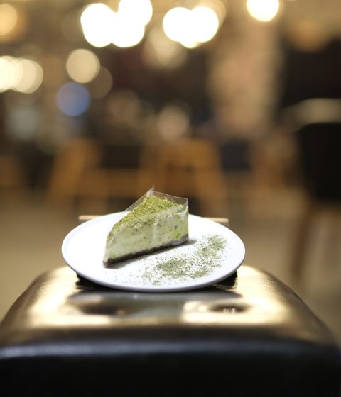 Antep fıstıklı San Sebastian Cheesecake